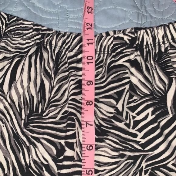 Studio Badger Mischka Zebra Print Pajama Set Women S 100% Cotton - Picture 9 of 11